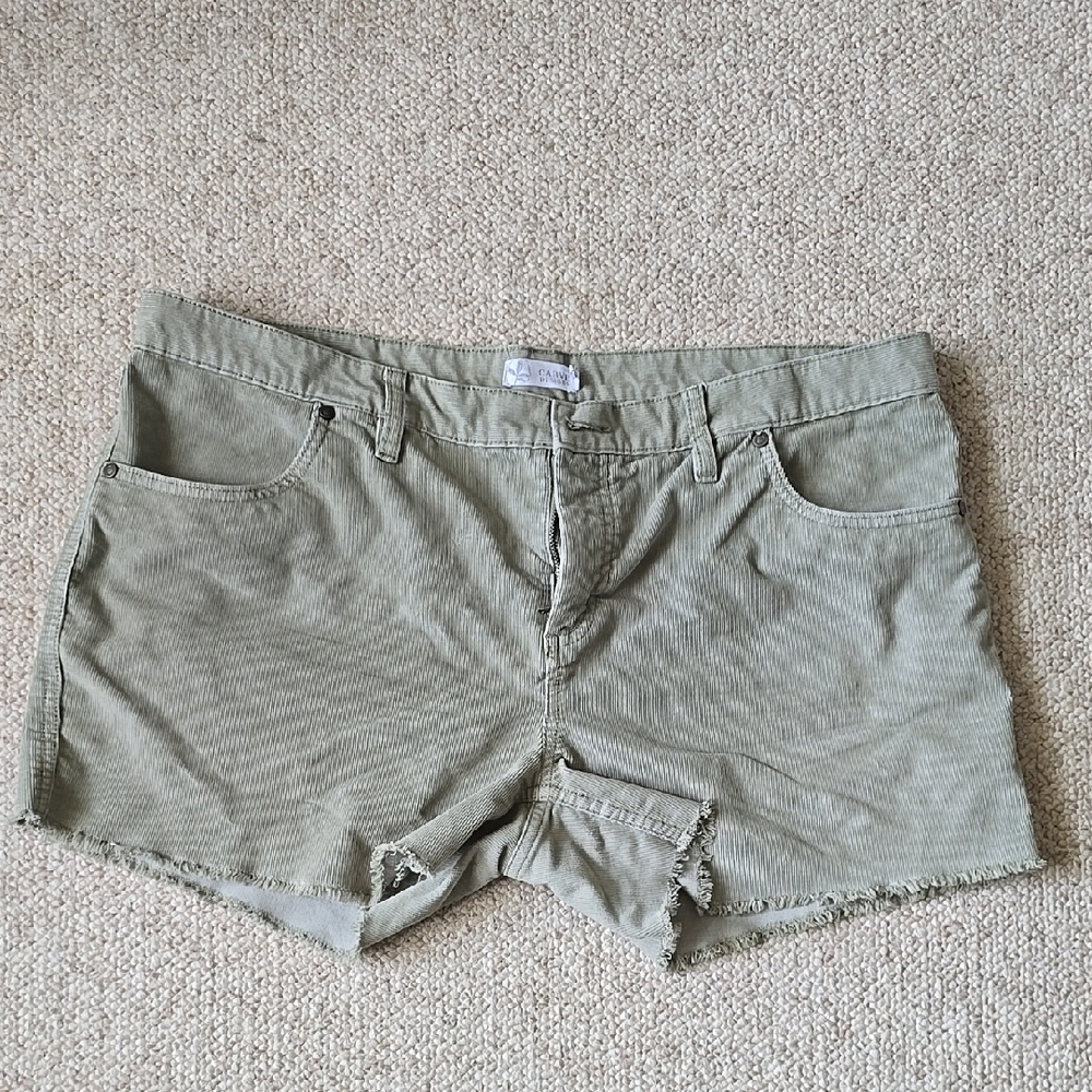 Carve Designs Sage Corduroy Shorts